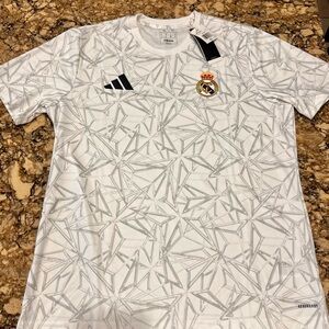 Real Madrid adidas 2024/25 Pre-Match Top - White